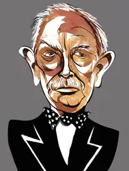 Richard Strauss - Farbkarikatur